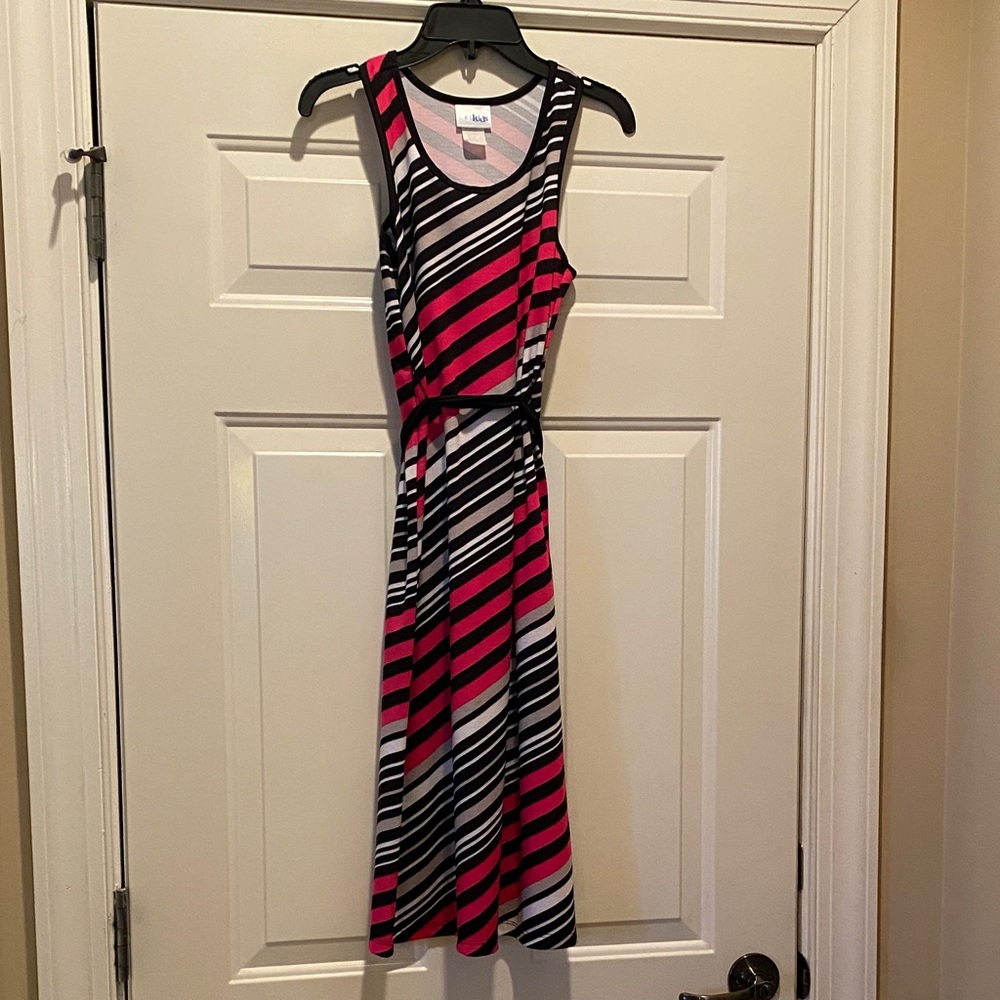 CWD Kids Diagonal Stripe Maxi Dress